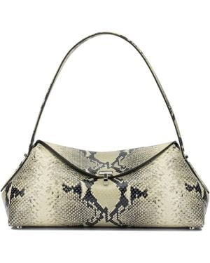 TOTEME 'T-Lock' Medium Shoulder Bag - Metallic