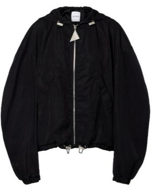 The Attico Hooded Jacket - Black