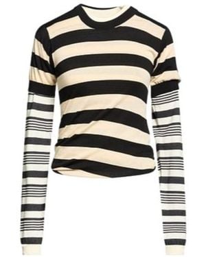 Marni Striped Knitted Sweater - Black