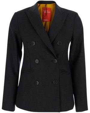 ..,merci Long-Sleeved Suit Jacket - Black