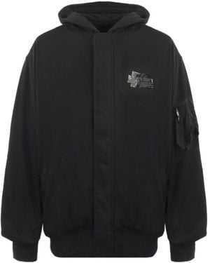 Balenciaga Presidential Campaign Bomber Jacket - Black