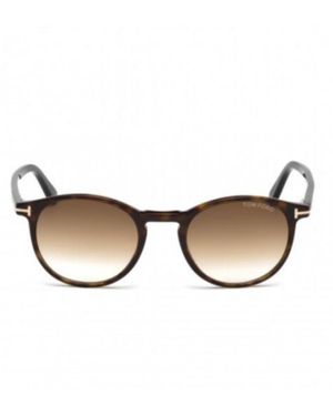 Tom Ford Eyewear Andrea Round Frame Sunglasses - Brown