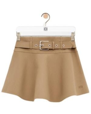 Loewe Mini Skirt - Natural
