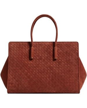 Bottega Veneta Barbara Tote - Red