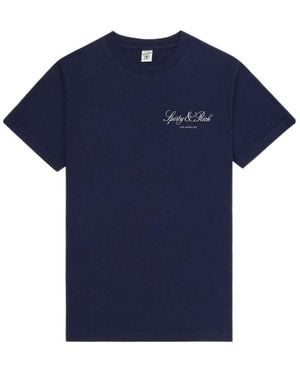 Sporty & Rich Short-Sleeved T-Shirt - Blue