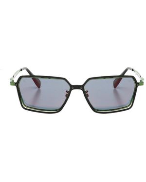 Kuboraum Geometric Sunglasses - White