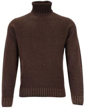 Al Duca d'Aosta Turtleneck Sweater - Brown