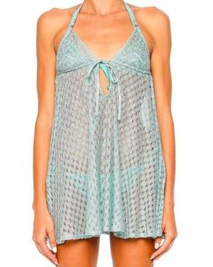 Missoni Beach Cover-Up Dress - Blue