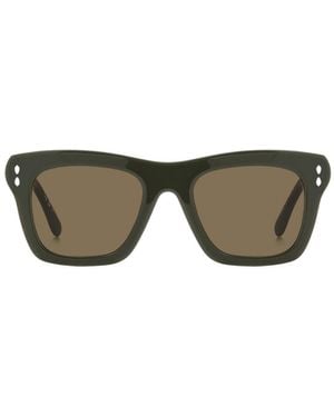 Isabel Marant Square Frame Sunglasses - Green