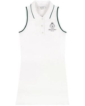 Sporty & Rich Sleeveless Mini Dress - White