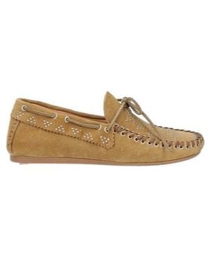 Isabel Marant Suede Loafers - Brown