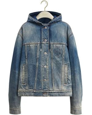 Dior Médaillon Hooded Jacket - Blue