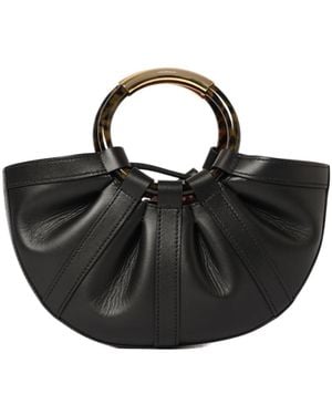 Coccinelle Small Shell Top Handle Bag - Black
