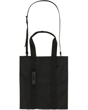 Moschino Cordura Shopper Bag - Black