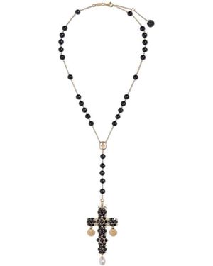 Dolce & Gabbana Sicily Rosary Necklace - White