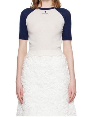 ShuShu/Tong Short-Sleeved Knitwear - Blue
