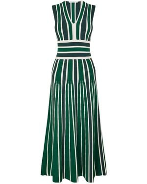 Max Mara Sleeveless Maxi Dress - Green