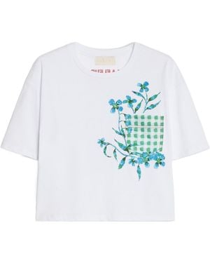 iBlues Cropped T-Shirt - White