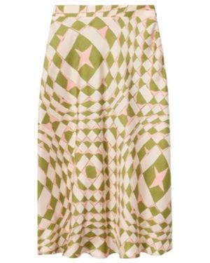 La DoubleJ Printed Skirt - Metallic