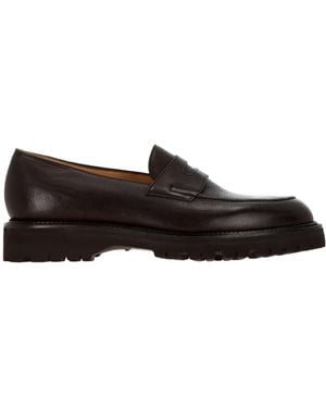 John Lobb Round-Toe Business Casual Shoes - Black