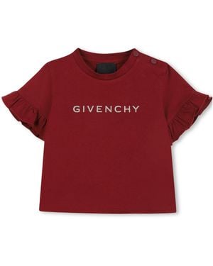 Givenchy Crew Neck T-Shirt - Red