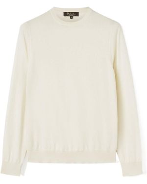 Loro Piana Round Neck Jumper - White