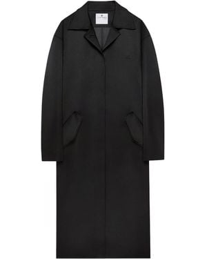 Courreges Cocoon Coat - Black