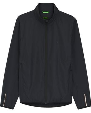 BOSS Long-Sleeved Casual Jacket - Blue
