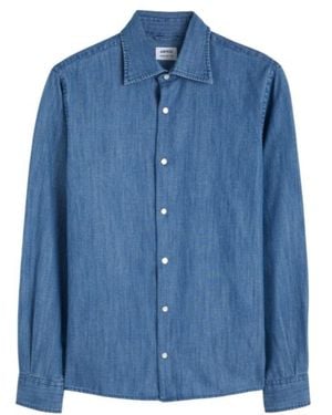 Aspesi Denim Western Style Shirt - Blue