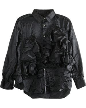 Comme des Garçons Comme Des Garçons Layered Ruffled Blouse - Black