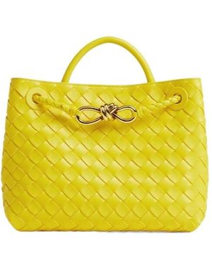 Bottega Veneta Small Andiamo - Yellow