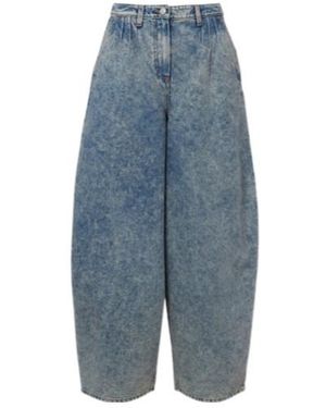 Magda Butrym Barrel-Leg Jeans - Blue