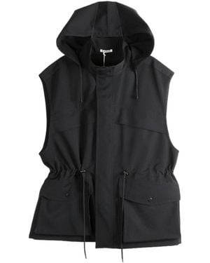 AURALEE Max Over Vest - Black
