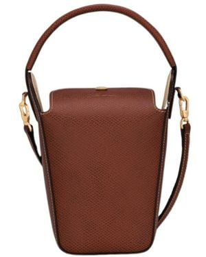 Longchamp Épure Pop Corn Bag - Brown