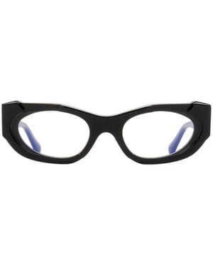 Kuboraum Geometric-Frame Glasses - White