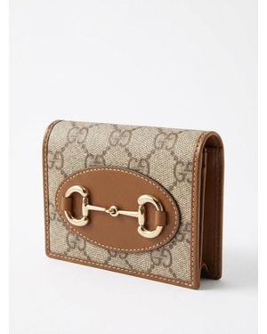 Gucci Horsebit 1955 Card Case Wallet - Black