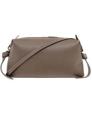 Yuzefi Brioche Pouch Tote Bag - Brown