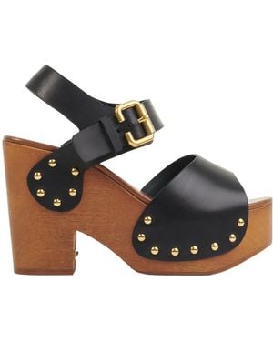 Chloé Open-Toed High-Heeled Sandals - Multicolor