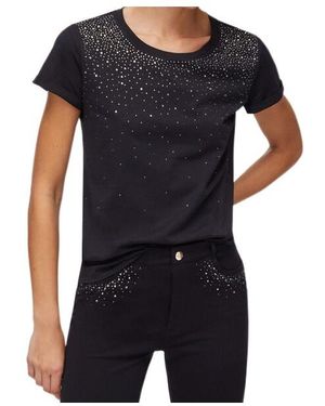 Liu Jo Embellished T-Shirt - Black