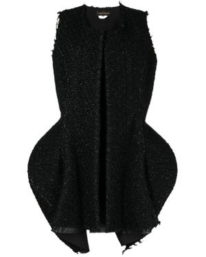 Comme des Garçons Sleeveless Wool Coat - Black