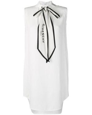 Givenchy Strap Logo Dress - White