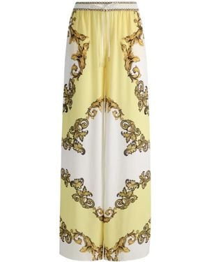 Alice + Olivia Ojai Wide Leg Pant - Metallic