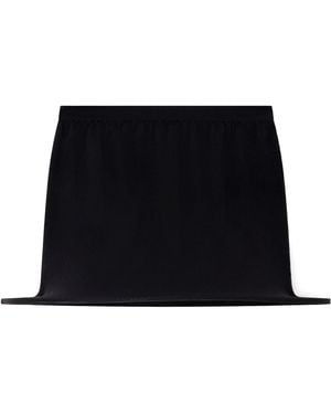 GIMAGUAS Fina Elastic-Waist Mini Skirt - Black