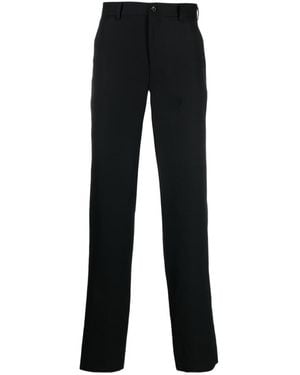 Comme des Garçons Straight-Leg Wool Trousers - Black