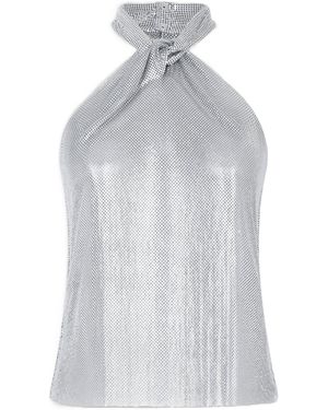 Rabanne Rabanne Mesh Tank Top - Gray