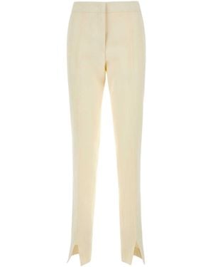 Jil Sander Seam Pleated Trousers - Natural
