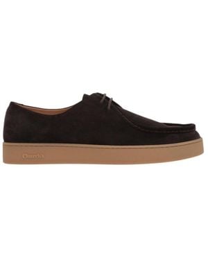 Church's Crepe-Sole Lace-Up Shoes - Black