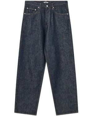 AURALEE Belt Ring Denim Pants - Blue