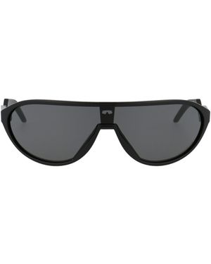 Oakley Cmdn Mask-Frame Sunglasses - Gray