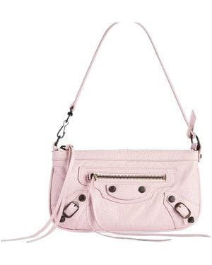 Balenciaga Le City Zipped Shoulder Bag - Pink